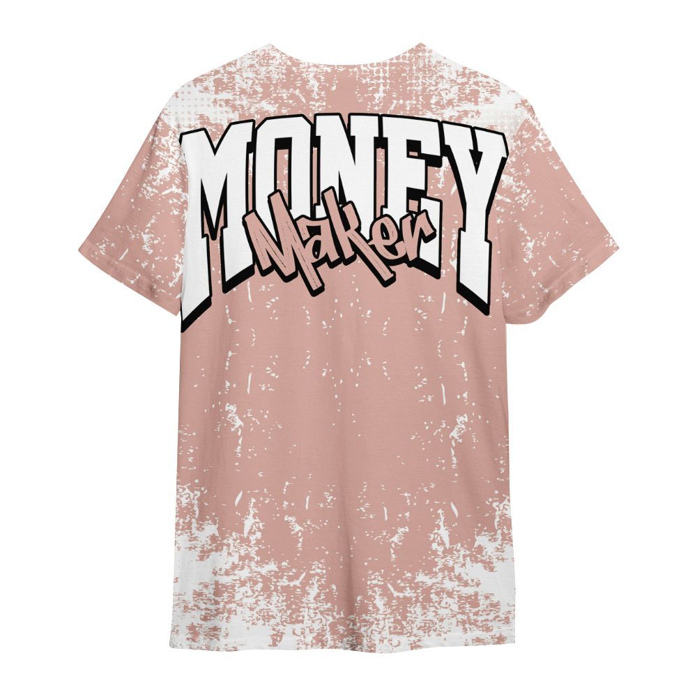 Shirt To Match Dunk Low Pink Velvet - Move In Silence Money Street Retro All Over Print