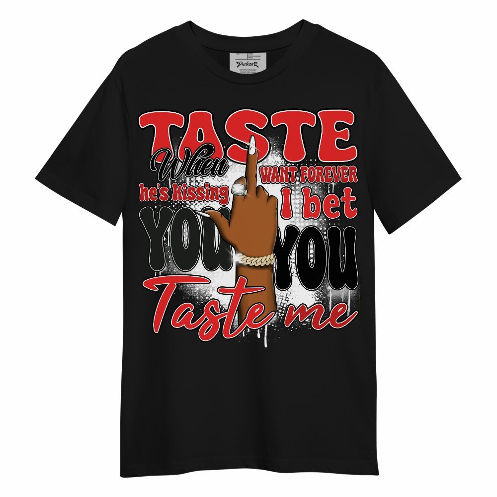 Shirt To Match Red Thunder 4s - Taste Me Retro Unisex Shirt