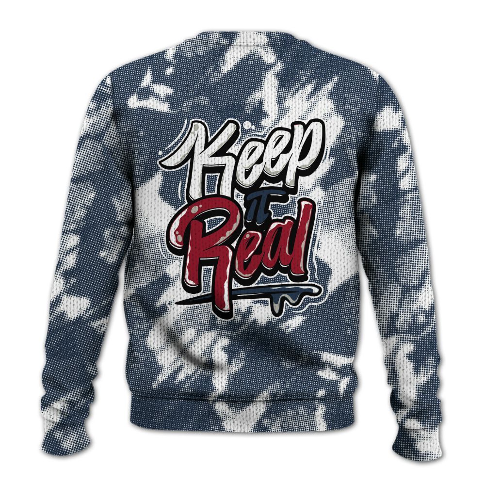 Knitted Sweater To Match Navy Blue 2024 6s - Keeping It Reals Shirt Unisex Oufit