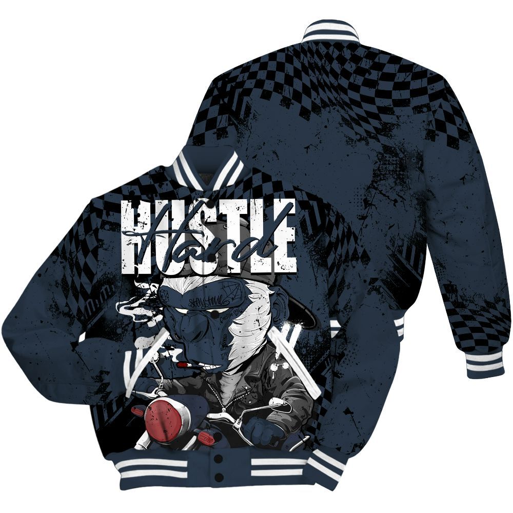 Varsity Jacket To Match Retro Olympic 6s - Hustle Hard Monkey All Over Print