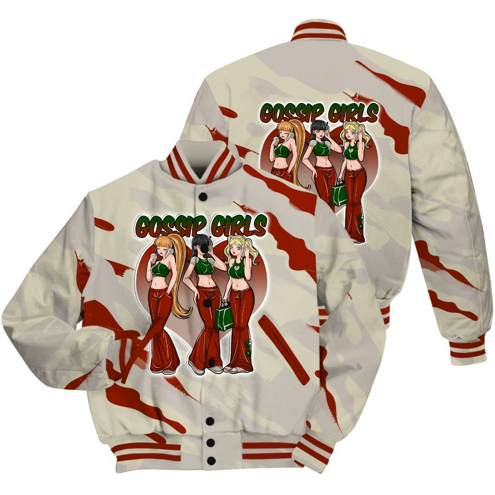 Varsity Jacket To Match El Grito 5s Shirt - Gossip'Girls All Over Print