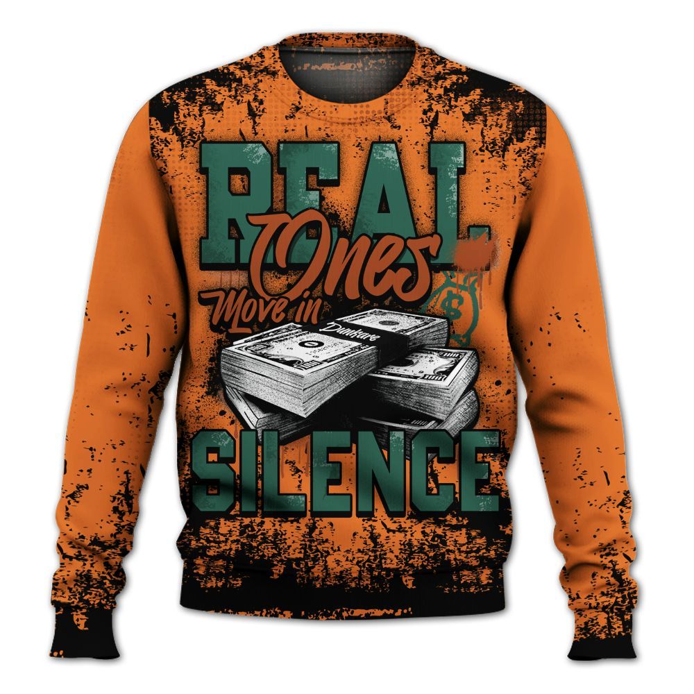 Sweatshirt To Match Dunk Low Ceramic - Move In Silence Money Street Retro All Over Print