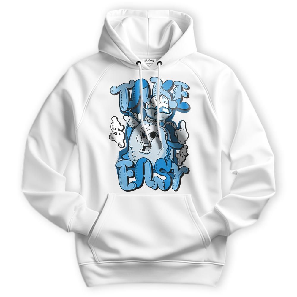 Sweatshirt To Match Hoodie Take Easy, Military Blue 4s Hoodie To Match Sneaker 2404 PAT