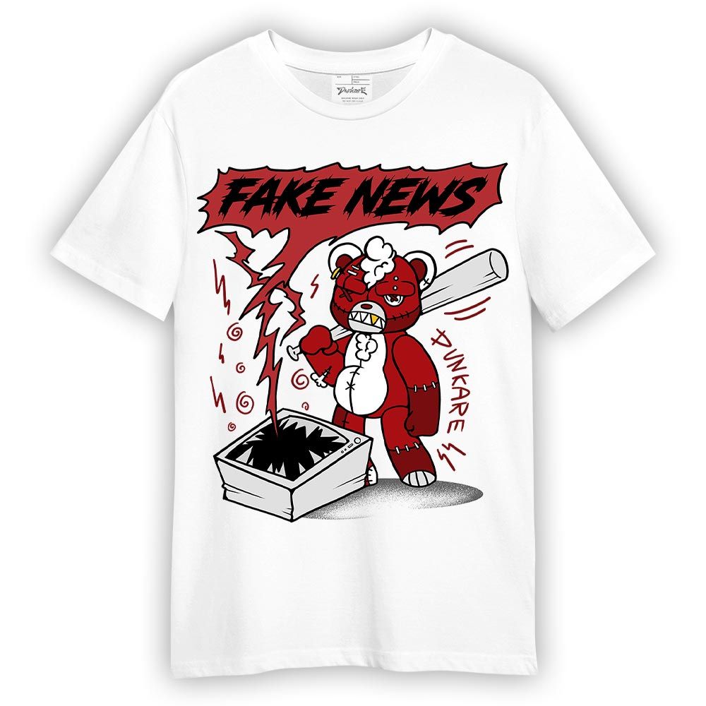 Shirt To Match Red Taxi 12s - False News Hugz Version 2 Shirt Unisex
