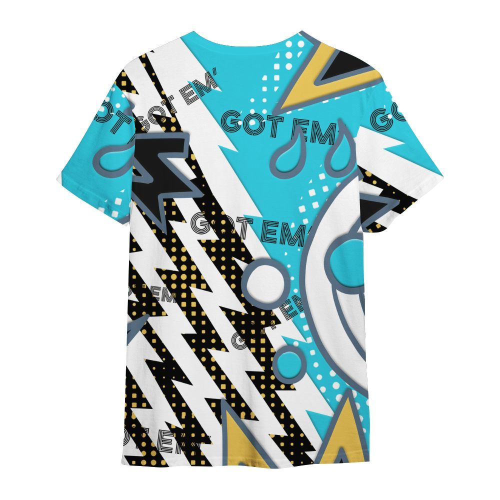 Shirt To Match Retro Gamma Blue 11s - Retro Vintage 90s All Over Print