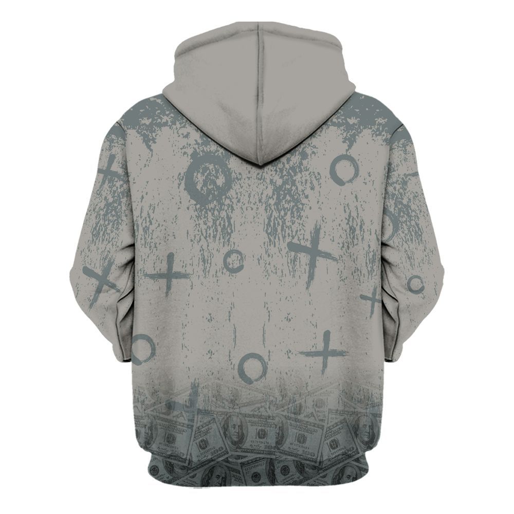 Hoodie To Match Cool Grey 9s - Selfmade Unique Drip All Over Print