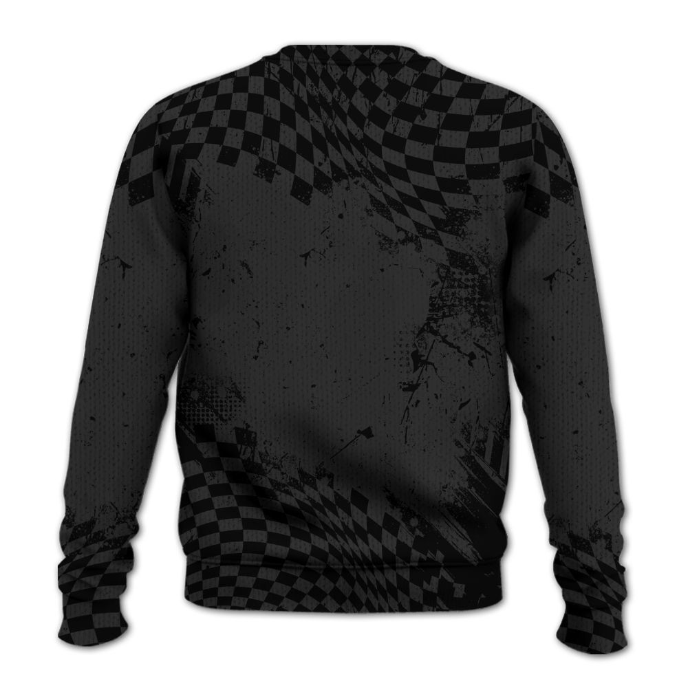 Knitted Sweater To Match White Thunder 4s - Hustle Hard Monkey