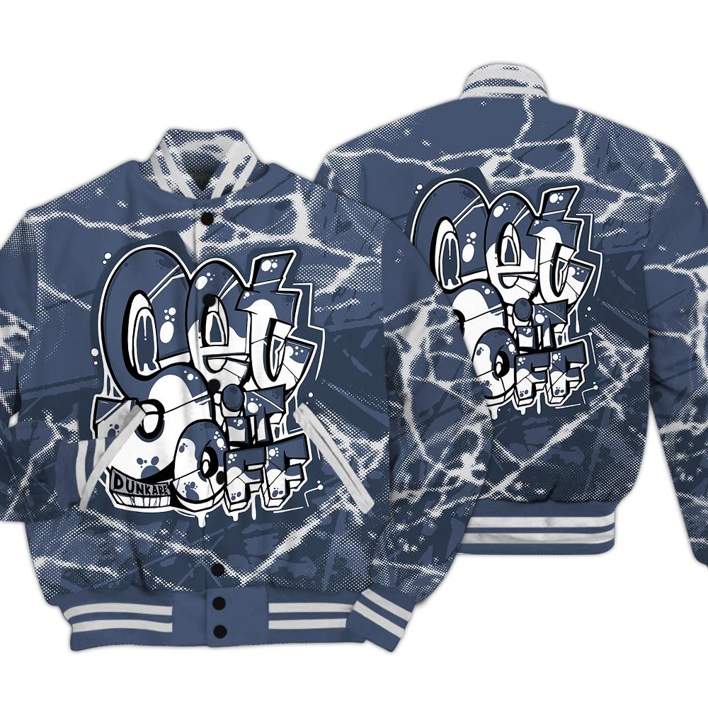 Varsity Jacket To Match Low Diffused Blue 11s - Set It Off Profound Graphic Varsity Jacket Unisex
