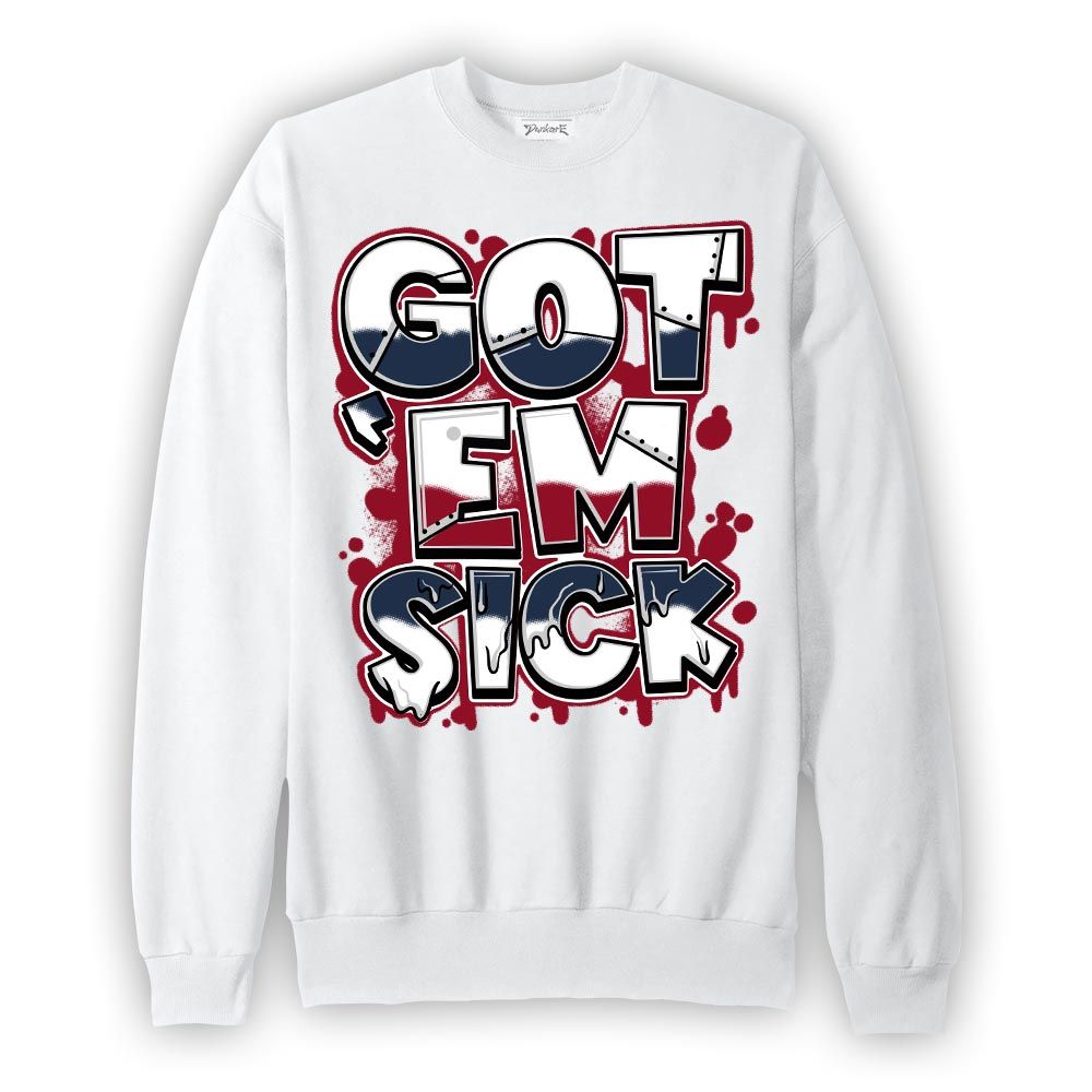 Sweatshirt To match Retro Olympic 6s Sweatshirt - Gotten 'Em Sick Graphic Graphic