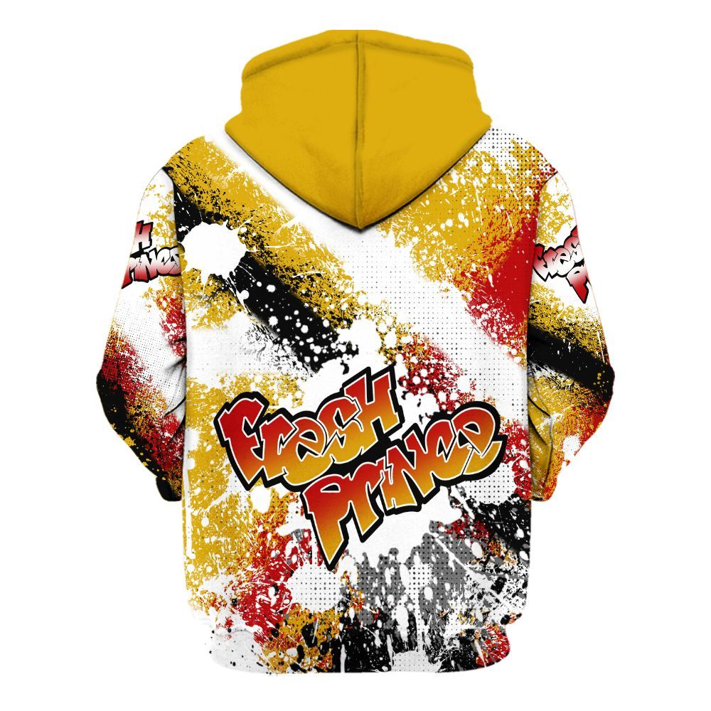 Hoodie To Match White Taxi 12s - Fresh Sneaker Lick All Over Print