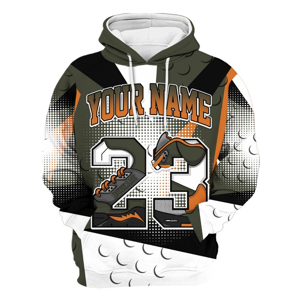 Hoodie To Match Retro Undefeated 4s - Custom Name 23 5s All Over Print