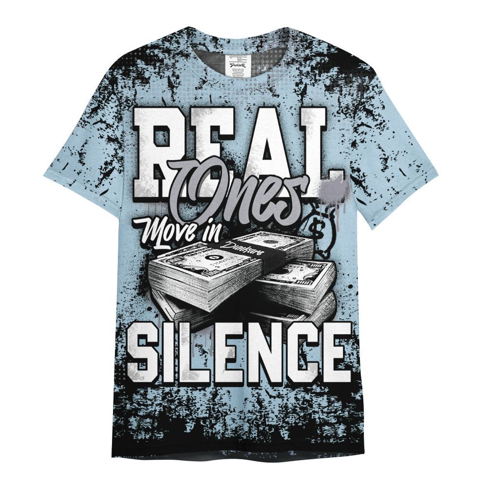 Shirt To Match Chambray 7s - Move In Silence Money Street Retro All Over Print