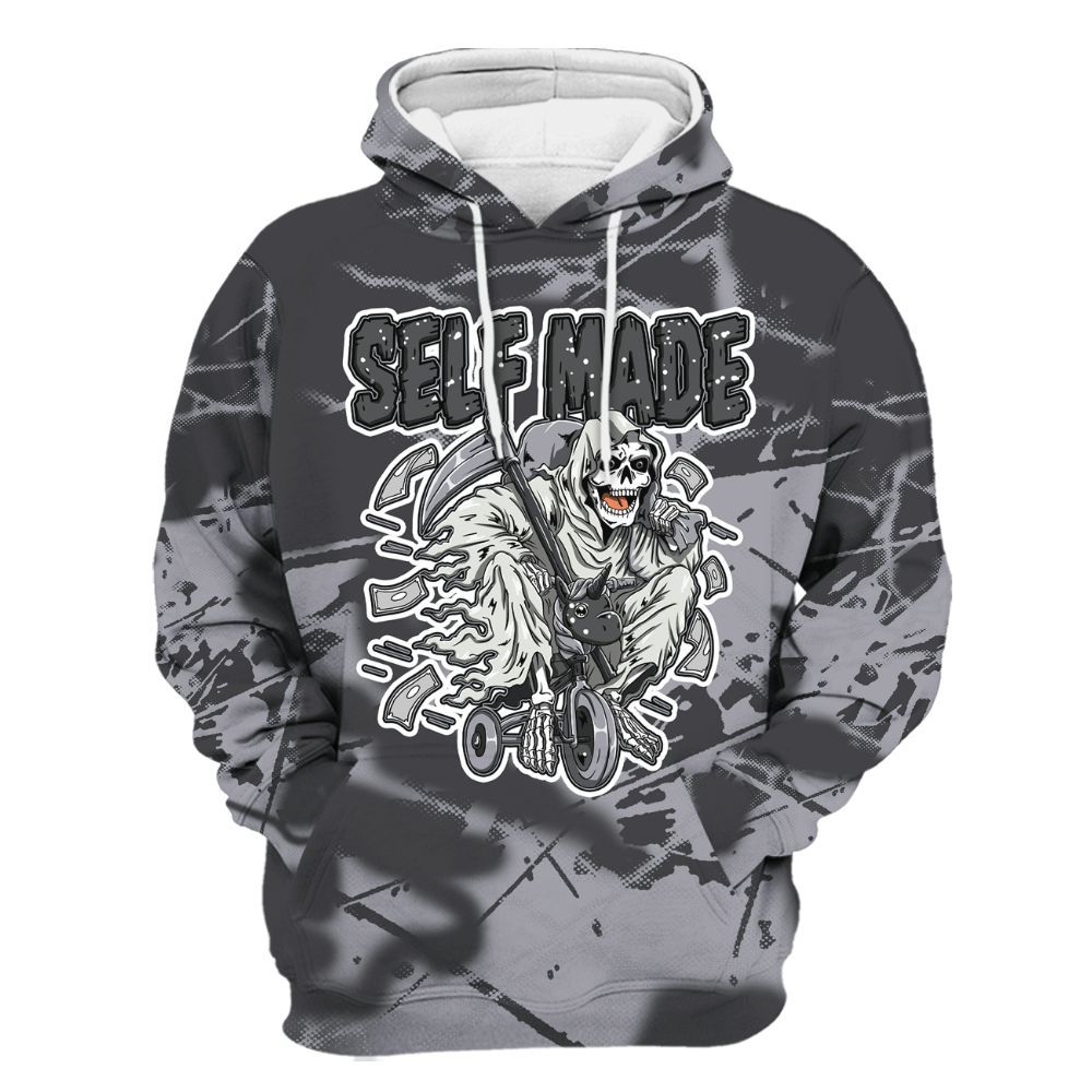 Hoodie To Match Fear 4s - Self Make Skeleton Profound All Over Print