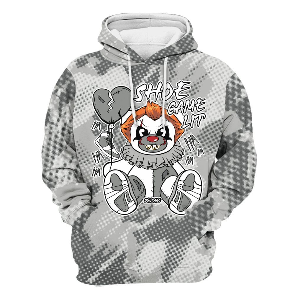 Hoodie To Match Paris Olympics 4s - Shoe Game Bear Abstract Halftone All Over Print