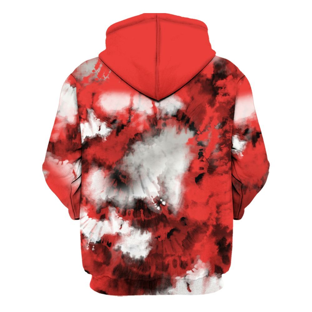 Hoodie To Match Vomero 5 Bright Crimson - SNEAKER Girl Money Drip Tie Dye All Over Print