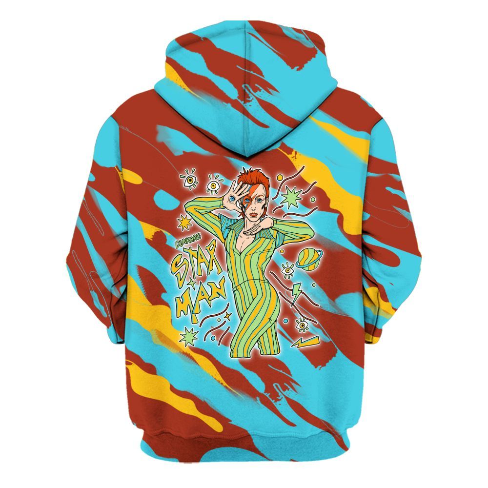 Hoodie To Match SB Dunk Di'Orr Greenwood - Starmans Graphics Colored All Over Print