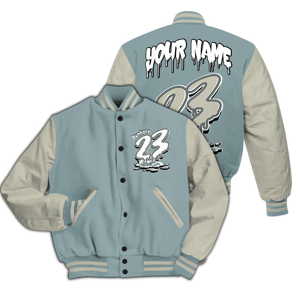Varsity Jacket To Match AMM Low 17s - Custom Name 23 Drip All Over Print
