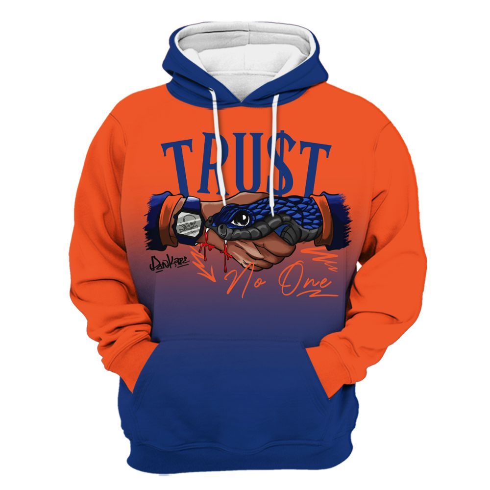 Hoodie To Match Suede GS League - Snake Trust No One Drip All Over Print