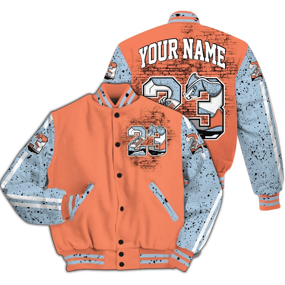 Varsity Jacket To Match DJ Khaled Crimson Bliss 5s - Custom Name Number 23 5s All Over Print