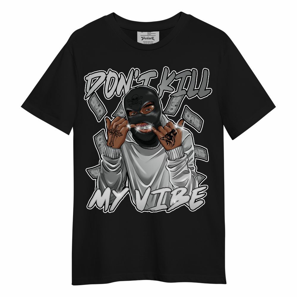 Shirt To Match Metallic Silver 14s - Vibe.Unique Unisex Shirt