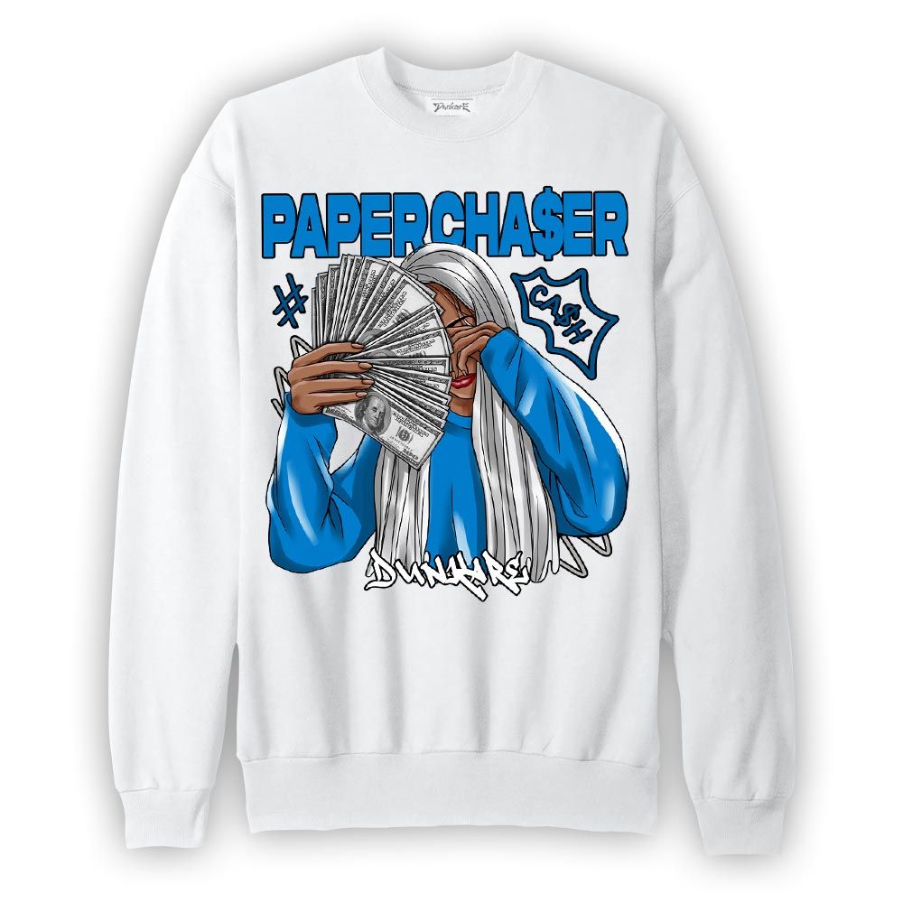 Sweatshirt To match Industrial Blue 4s Sweatshirt - PaperChase Unique Graphic