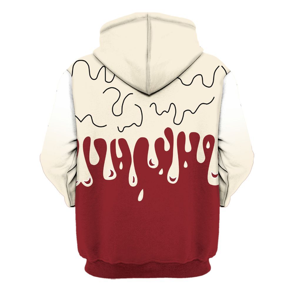 Hoodie To Match Valentine's Day 2026 4s - Loser Lover Dripping All Over Print