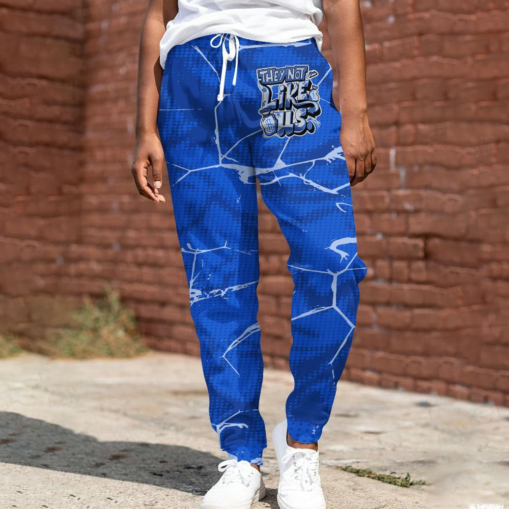 Sweatpant To Match Air Foamposite One Royal - Dislike Us Graphic All Over Print