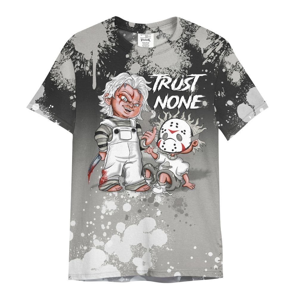 Shirt To Match Low OG Phantom 1s - Trust No One Scary All Over Print