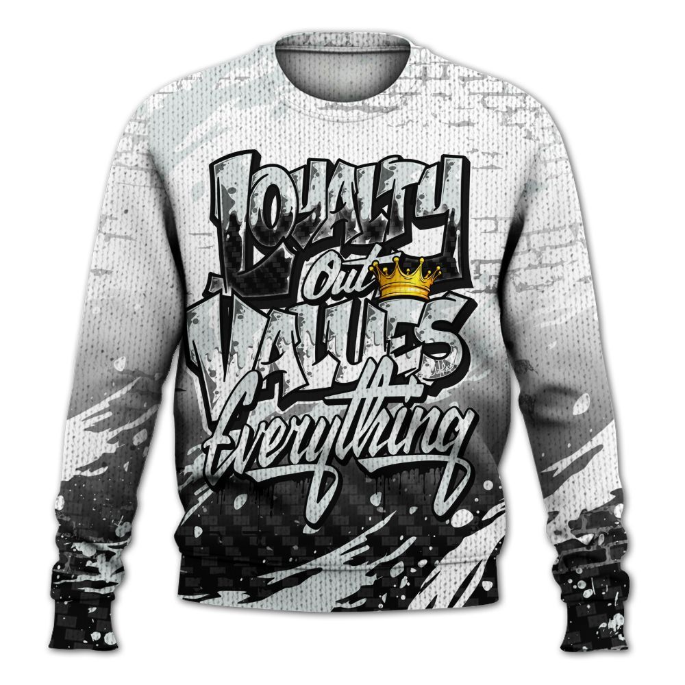 Knitted Sweater To Match Kobe 9 Elite Protro Halo - Values Of Loyalty Drip