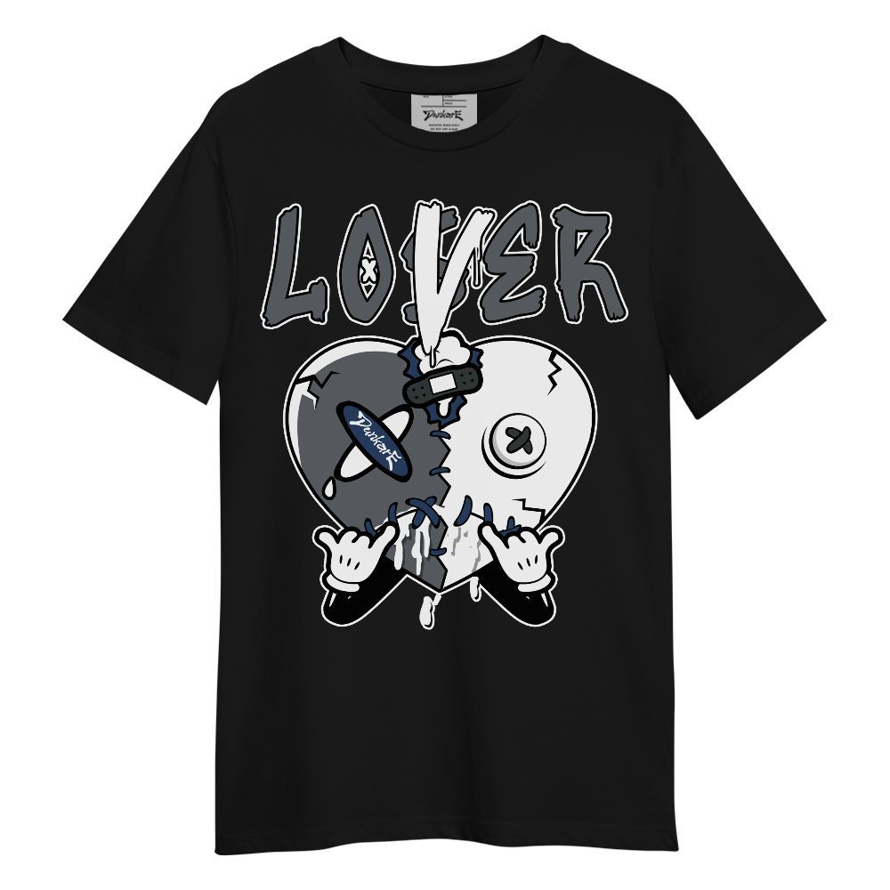 Shirt To Match Flint Grey 9s - Loser Lover Drip Heart Graphic