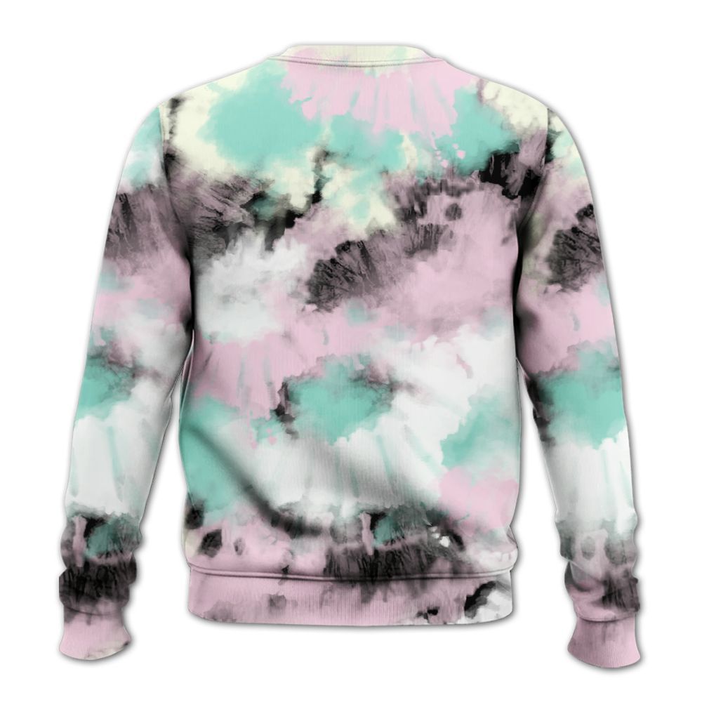 Sweatshirt To Match Retro Easter 5s - Tie Dye FK Around Find Out All Over Print