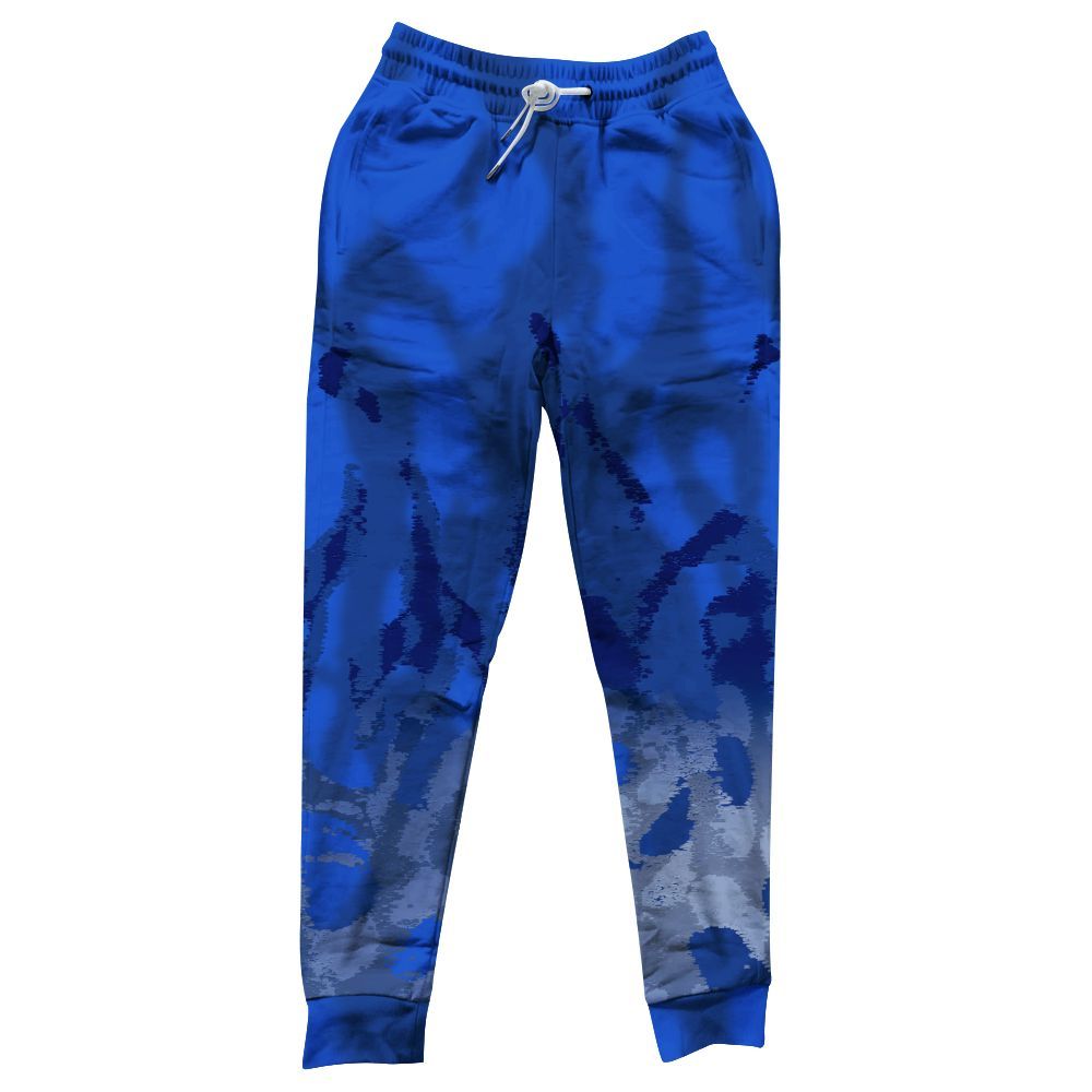 Sweatpant To Match Air Foamposite One Royal - Burn All Over Print