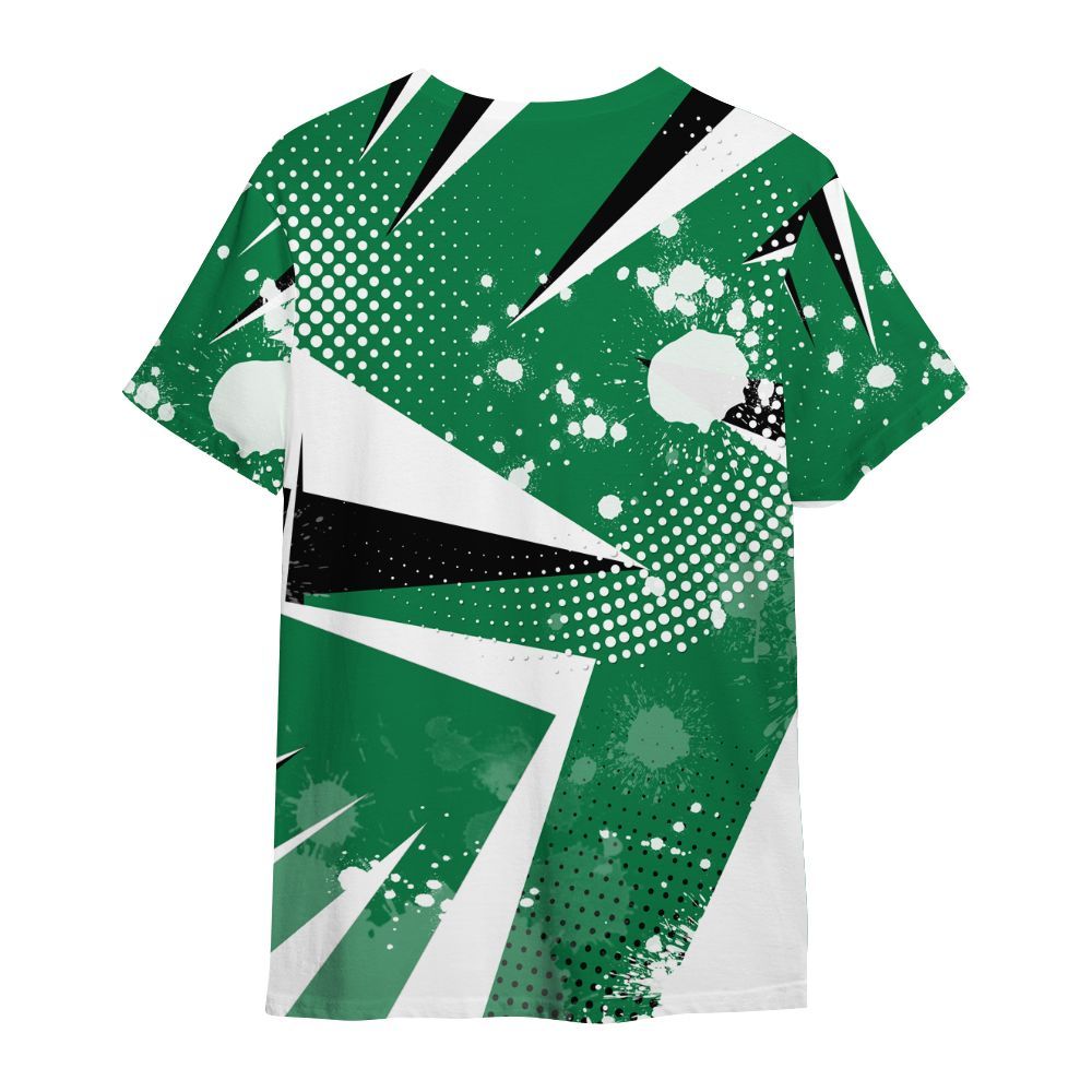 Shirt To Match Pine Green 13s - Poly Trust No One Dripping All Over Print