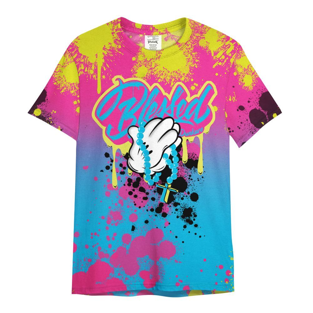 Shirt To Match Tokyo Nights Stewie 3s - God Blessed Ink Drip All Over Print