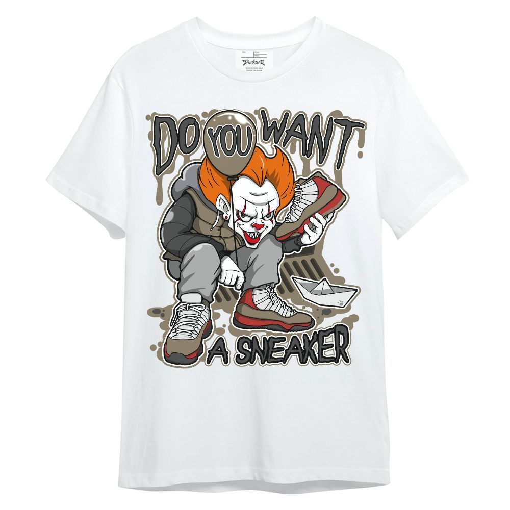 Shirt To Match Olive 9s - Clown Scary Sneakers Halloween Graphic Unisex Shirt