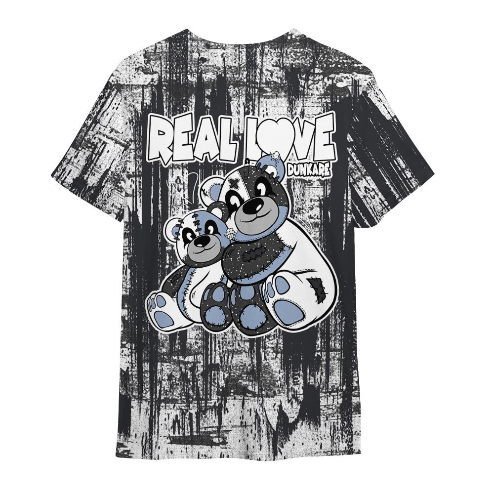 Shirt To Match Reverse Black White 6s - Sincere Fondness Bear Glitch Art Shirt Unisex