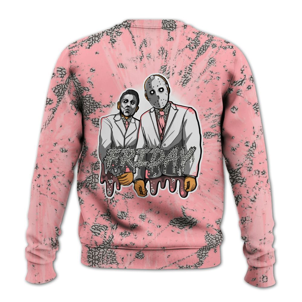 Sweatshirt To Match Retro Wings 3s - Friday Halloween Graphic Luxury All Over Print