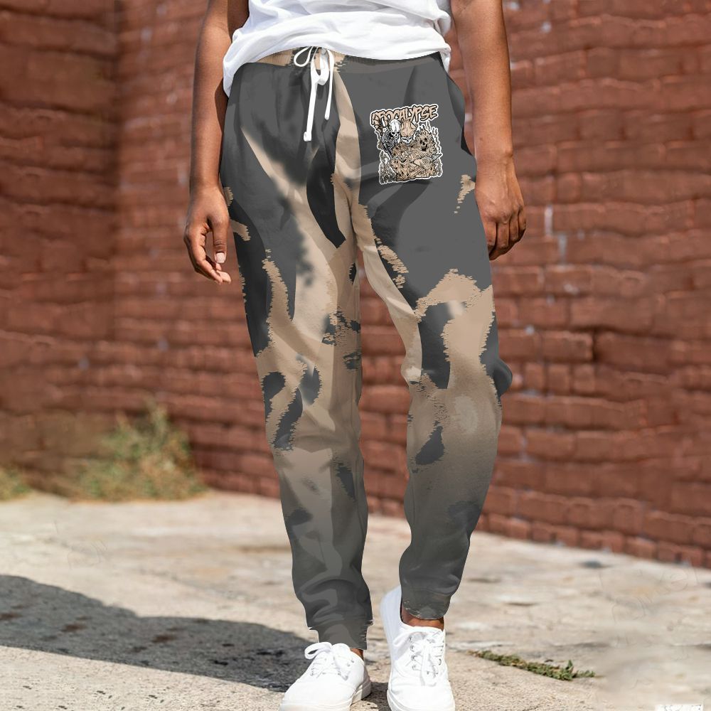 Sweatpant To Match Kobe 9 EM Mamba - Apocalypse Skeleton Burn All Over Print