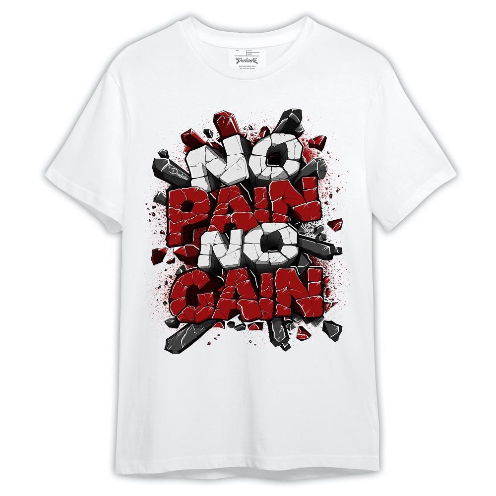 Shirt To Match Red Taxi 12s - No Pain Stone Red Taxi 12s Shirt Outfit