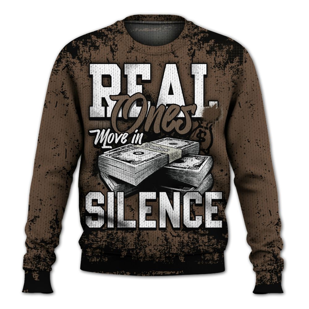 Knitted Sweater To Match Palomino 1s - Move In Silence Money Street Retro