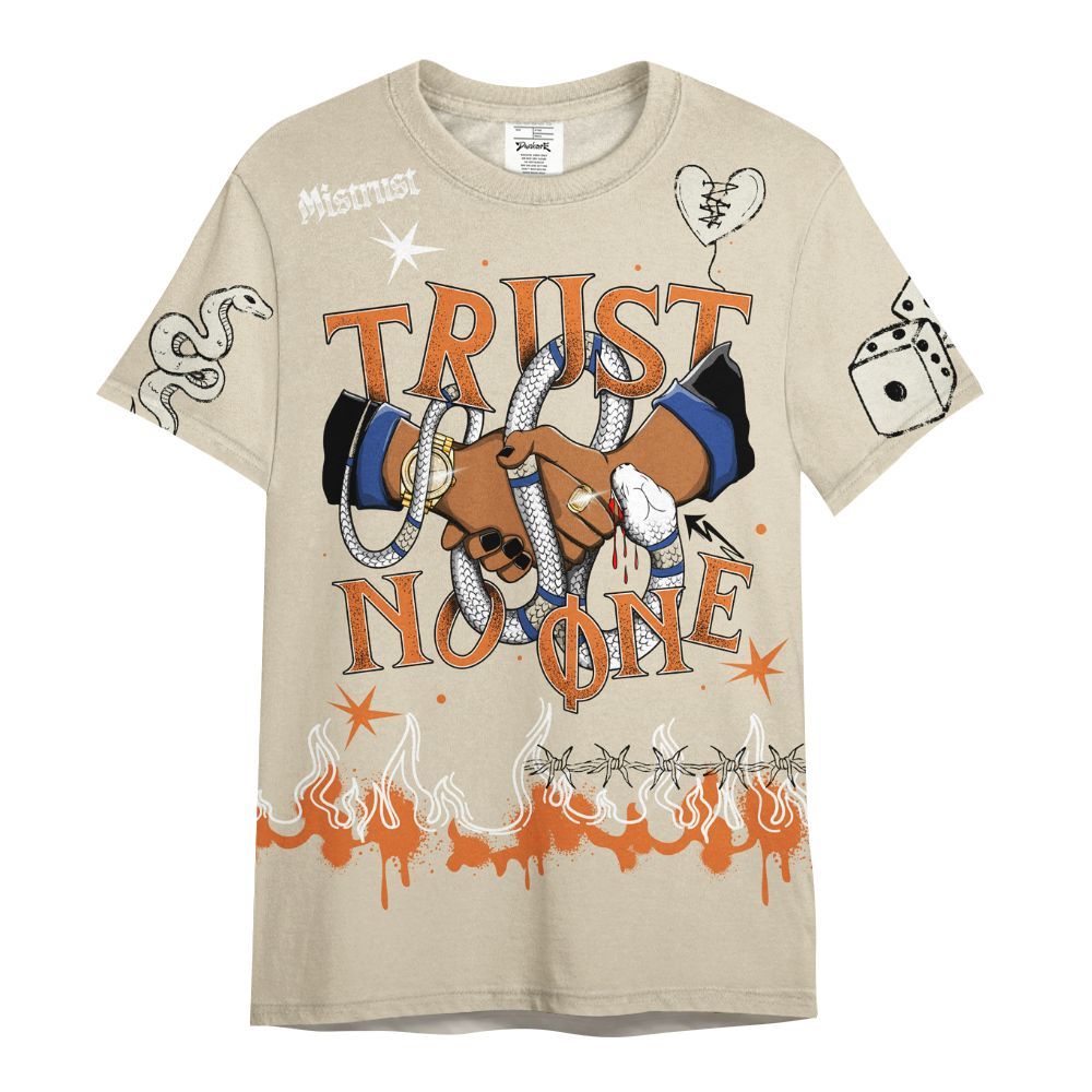 Shirt To Match Air Max 90 Rattan Birch - Trust No One Snake-Bite Doodle Crayon All Over Print