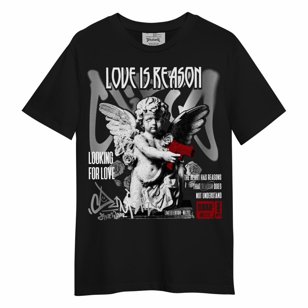 Shirt To Match Metallic Silver 14s - Love Is Reason Unisex Shirt