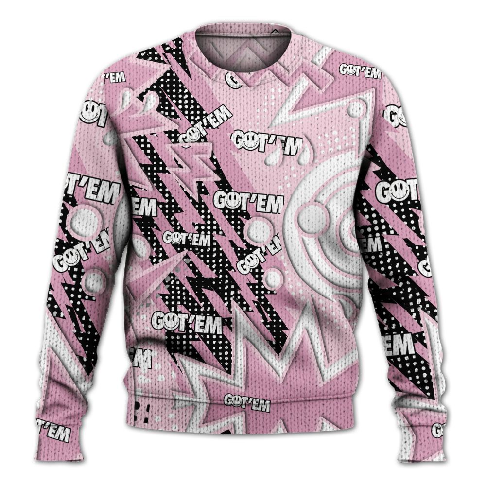 Knitted Sweater To Match Orchid 4s - Retro Vintage 90s