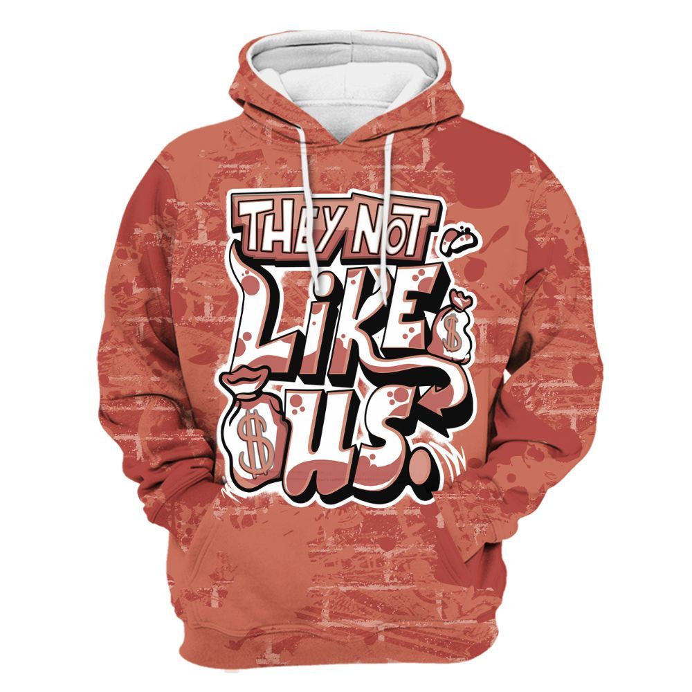 Hoodie To Match Dune Red 13s - Dislike Us Graphic Street Art All Over Print
