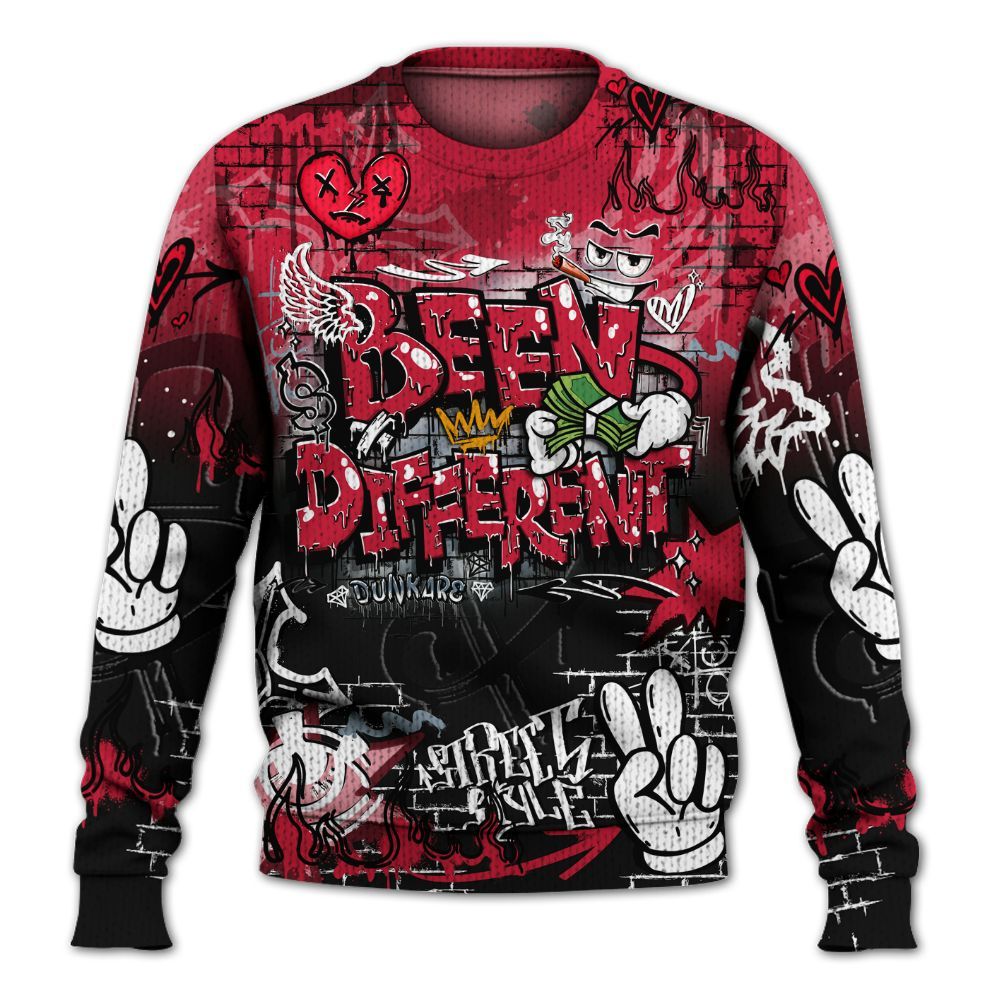 Sweater To Match Retro Infrared Salesman 6s - Been Dif2erent Drip Graffiti Graphic
