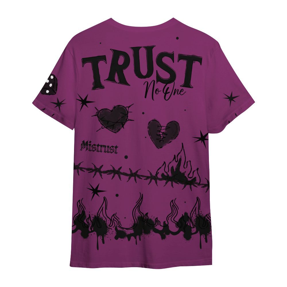 Shirt To Match Air Max Sunder Gore Tex Bold Berry - Trust No One Snake-Bite Doodle Crayon All Over Print