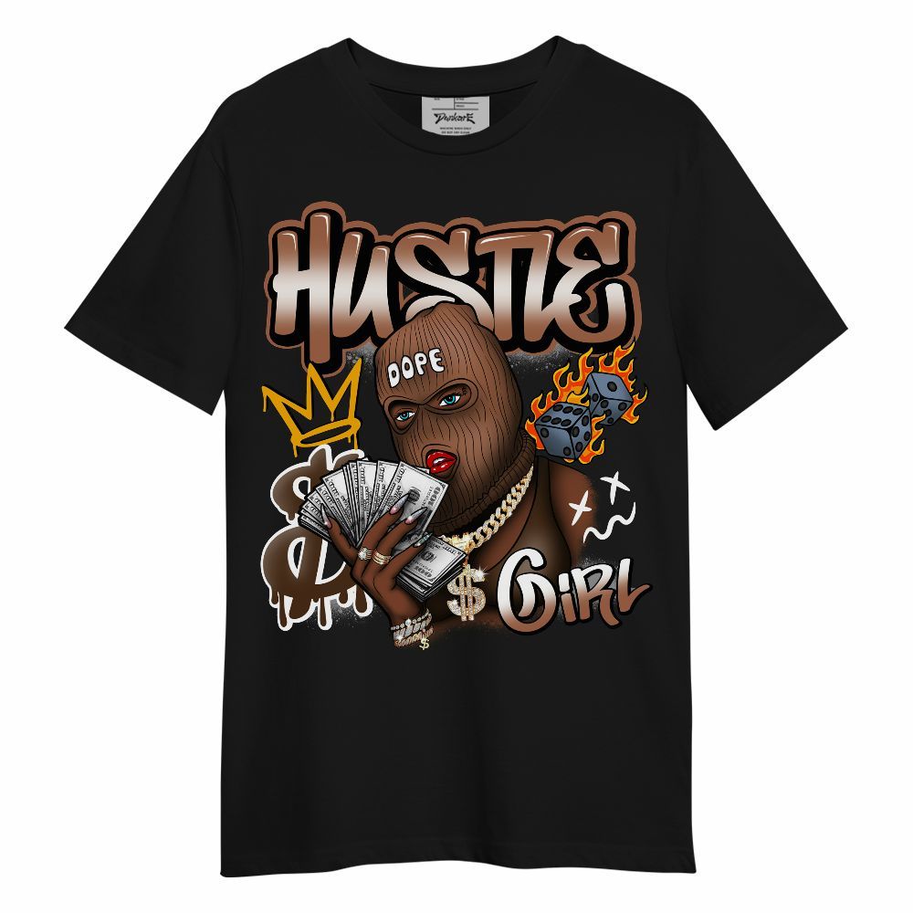 Shirt To Match Air Foamposite Metallic Copper - Money Hustles Girl Streetwear Unisex Shirt