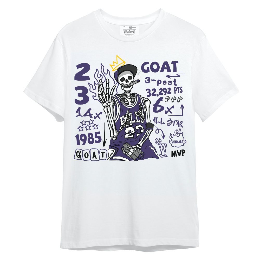 Shirt To Match Retro Court Purple 13s - Number 23 G.0.A.T Streetwear Unisex Shirt