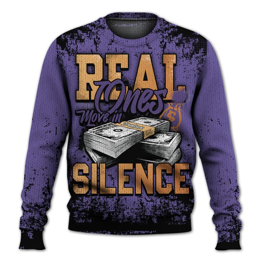 Knitted Sweater To Match Book Sunset 1s - Move In Silence Money Street Retro