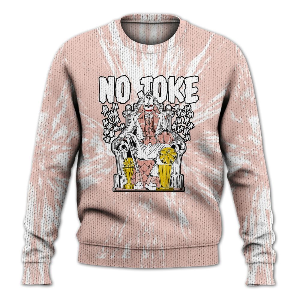 Knitted Sweater To Match Low Legend Pink 11s - Ain't Joke Skeleton Luxury